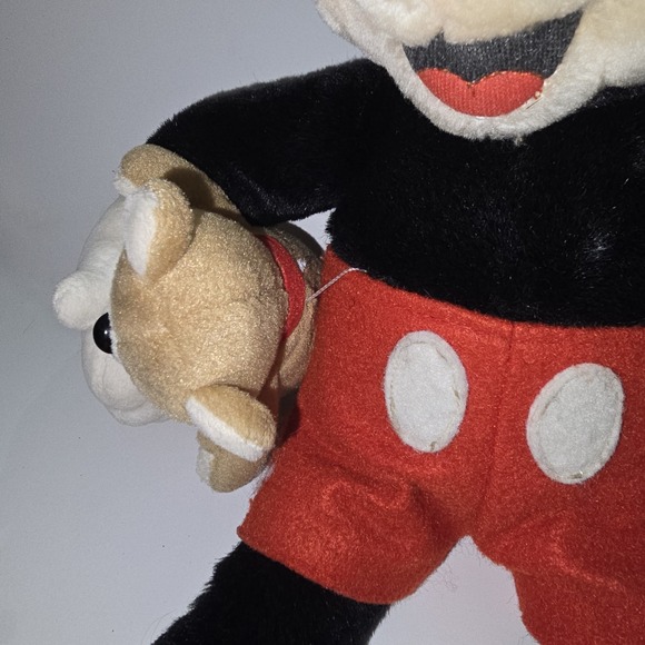 Disneyland Vintage Gund Inc Mickey Mouse With Bear Vintage - Picture 2 of 6